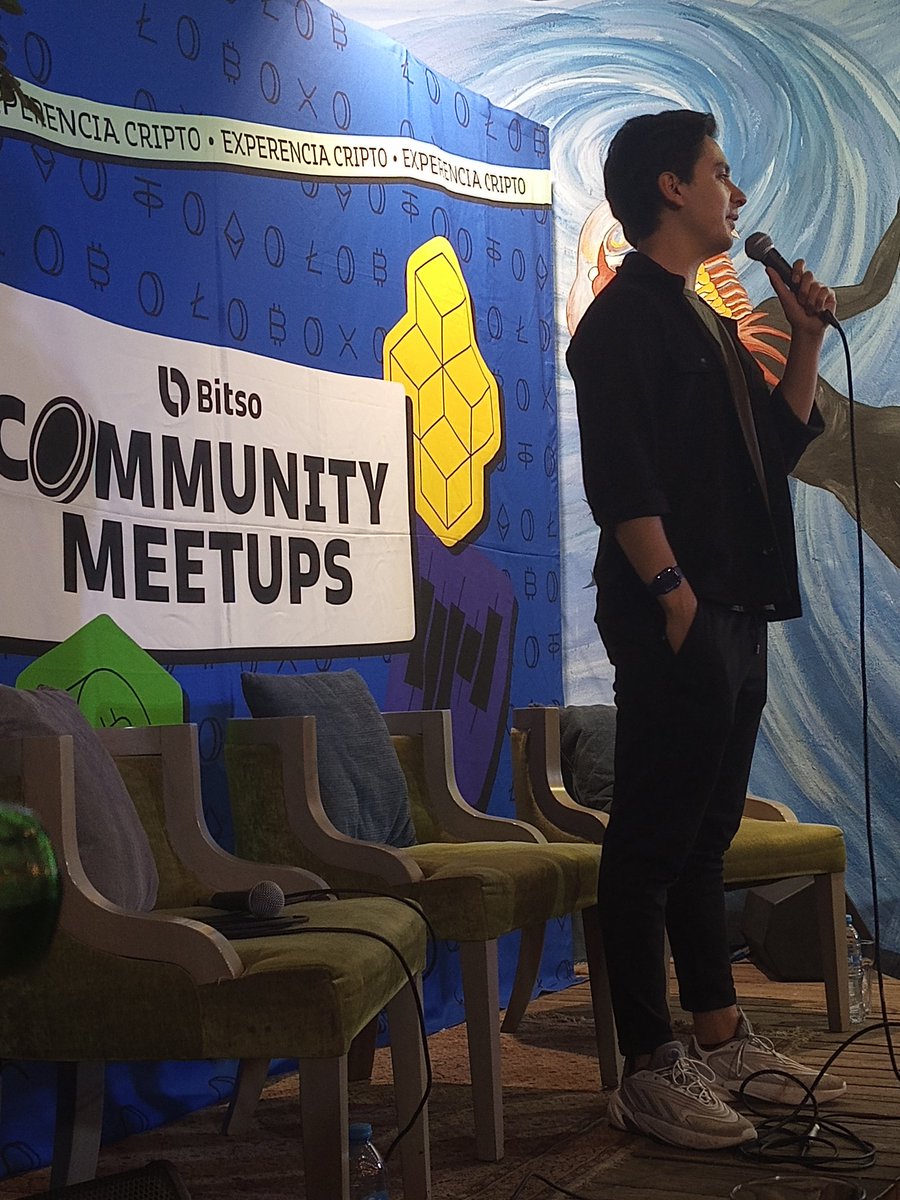 Exelente Community Meetup 🎊 <a href="/Bitso/">Bitso</a> <a href="/BandoCool/">Bando</a> <a href="/EspacioCripto/">Espacio Cripto 🚀🧑🏻‍🚀</a>