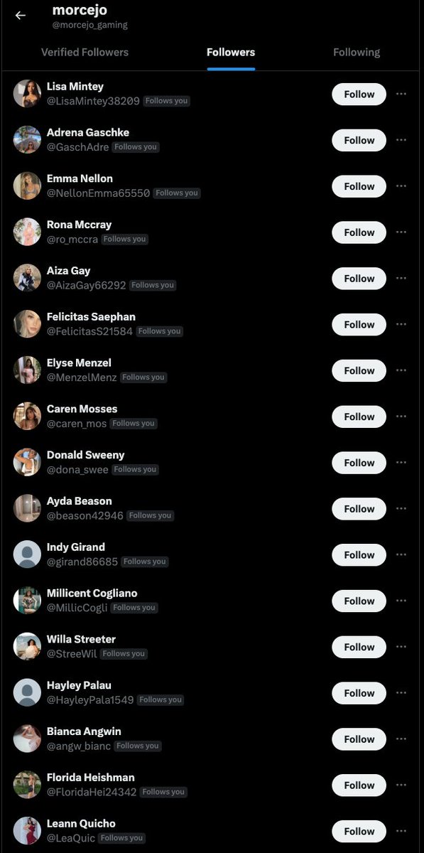 morcejo_gaming's tweet image. Wow, I never expected my gaming account to attract so many beautiful women... 😂😂
#wearetherobots #botseverywhere
