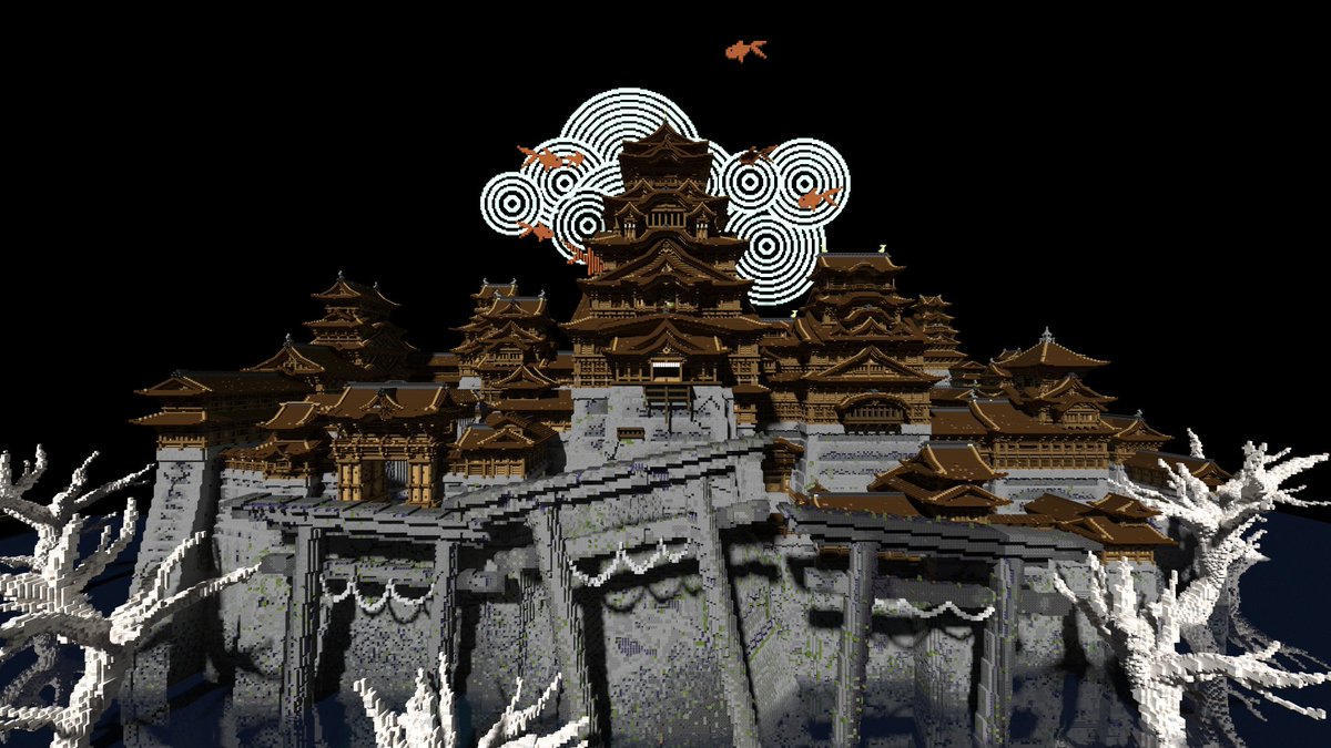 jujin1567809's tweet image. #Minecraft #minecraft建築コミュ 
日本の城