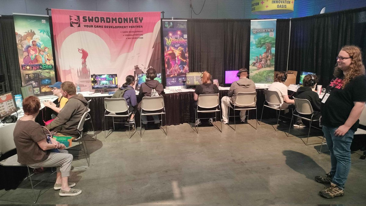 EpicSwordmonkey's tweet photo. Another awesome day at #GDX2024!

@IAAlberta https://t.co/U9r25lCAVt