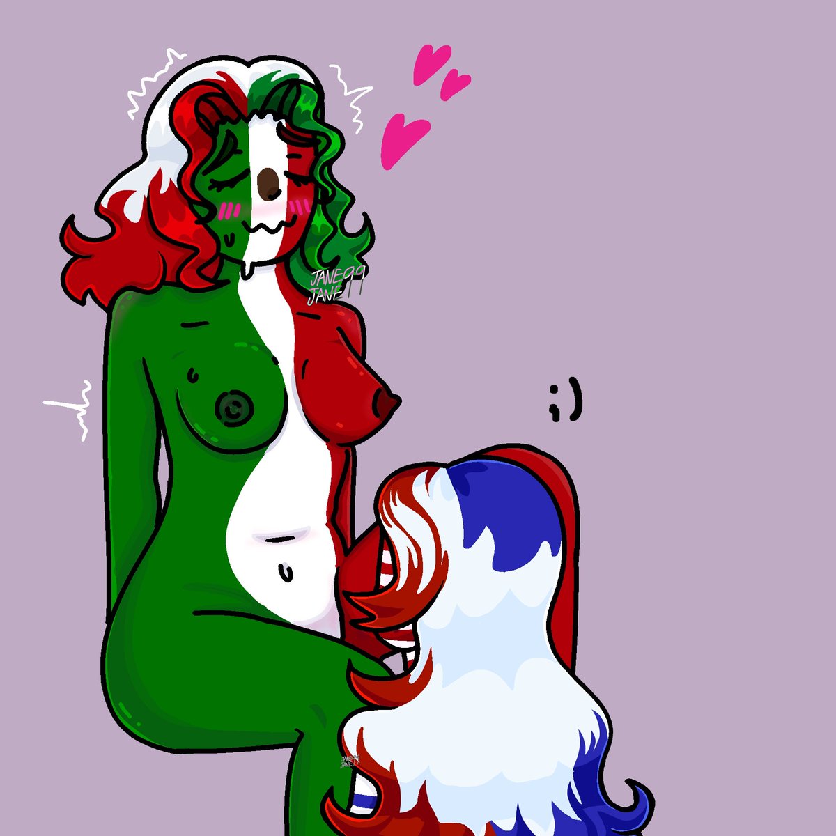 GlassWare99's tweet photo. I love them so much 🇲🇽 ❤️ 🇺🇸
#countryhumansnsfw 
#countryhumansmexico 
#countryhumansusa 
#countryhumansamerica
#countryhumansmexusa https://t.co/fv9ftkG8Su