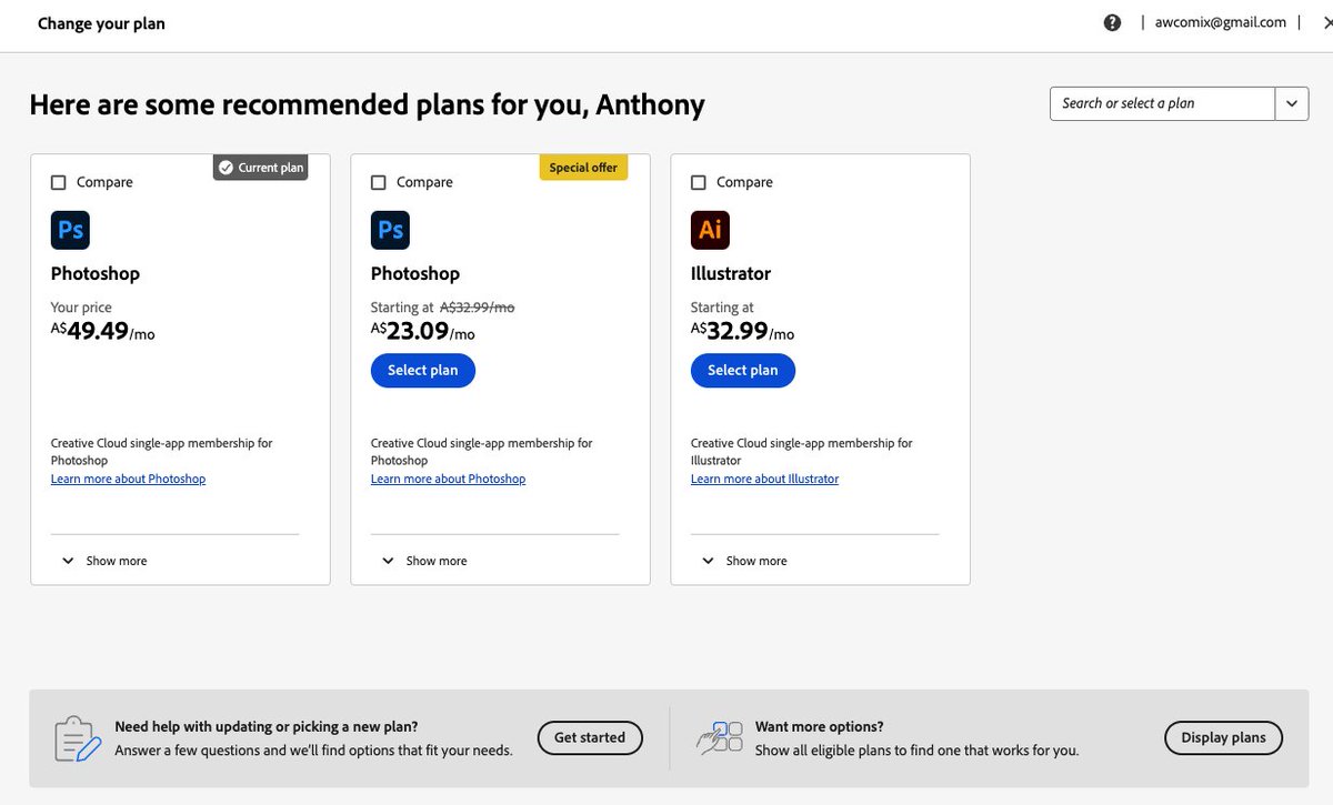 Had to download Photoshop to see if I could access a plugin for Affinity Photo. I knew it would be hard to cancel the free trial, but they don't even give you the option...