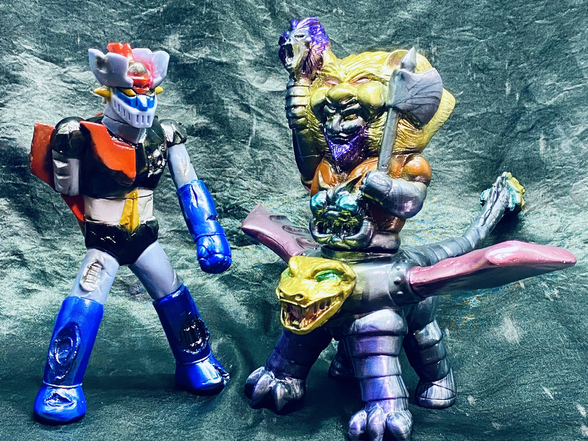 ヒカリトイズ マジンガーz 獣魔将軍 レトロカラー セット ソフビ ヒカリトイズ マジンガーz 獣魔将軍 レトロカラー セット 未開封