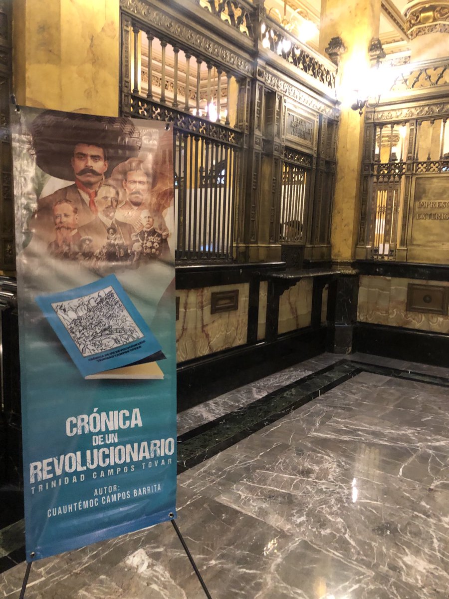📖 Presentación del libro “Crónica de un Revolucionario, Trinidad Campos Tovar” de Cuauhtémoc Campos Barrita en Palacio Postal 

#libro #mexico #cultura #historia

⁦<a href="/MexicoestaDmoda/">México está de Moda</a>⁩