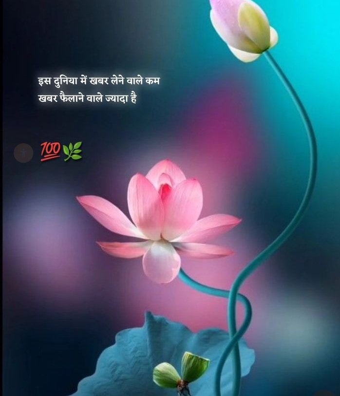 इस दुनियां में ख़बर लेने वाले कम 
ख़बर फैलाने वाले ज्यादा है....

#GoodMorning 🙏
#GoodMorningXFriends 
#GoodmorningtTwitterWorld