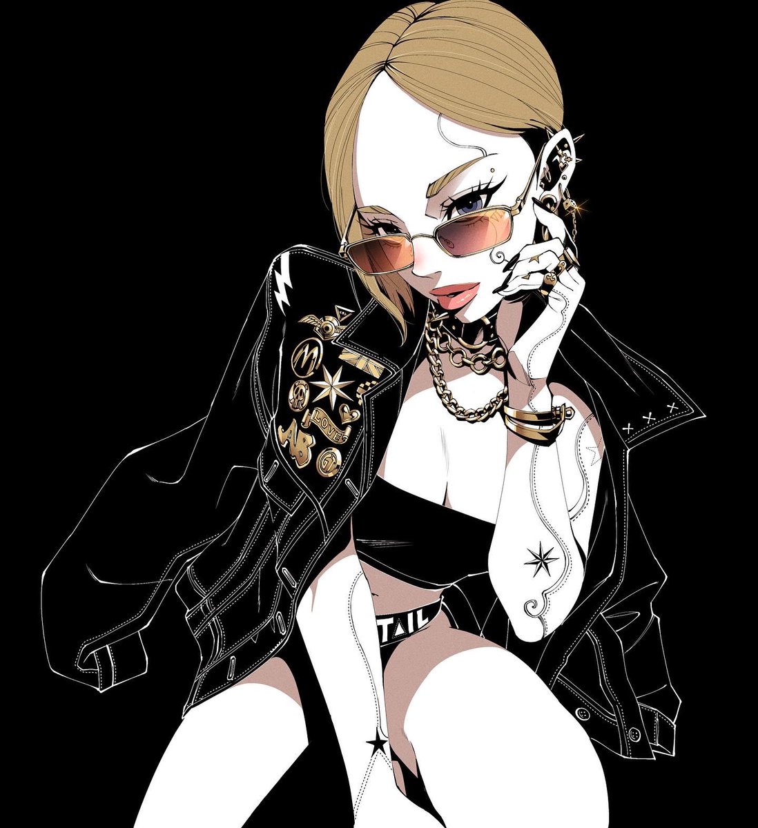 「GODTAIL solo exhibition 2024年8月3日から28日 神」|GODTAIL｜個展/ 神戸三宮 8月末までのイラスト