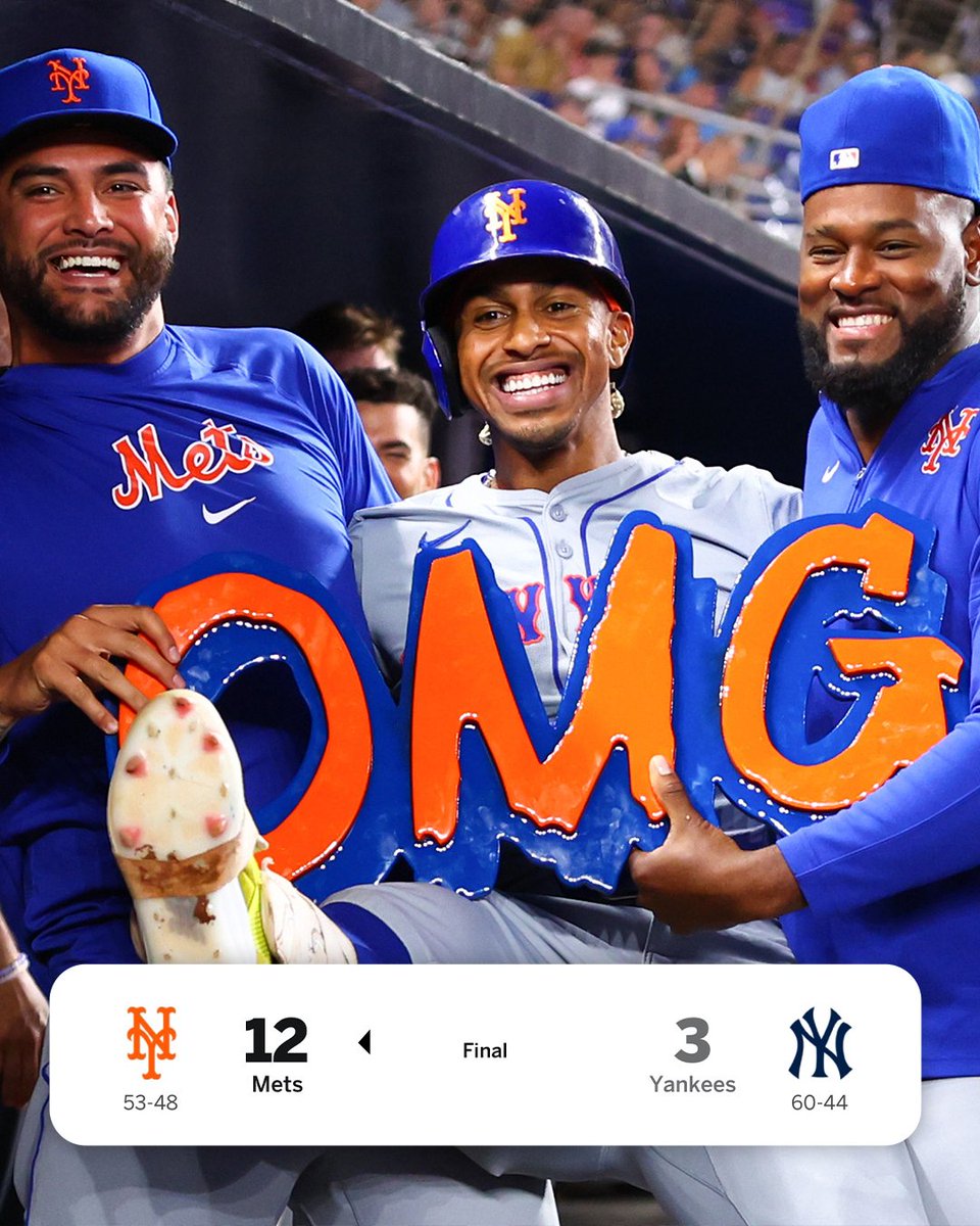 Mets get the #SubwaySeries sweep 🧹