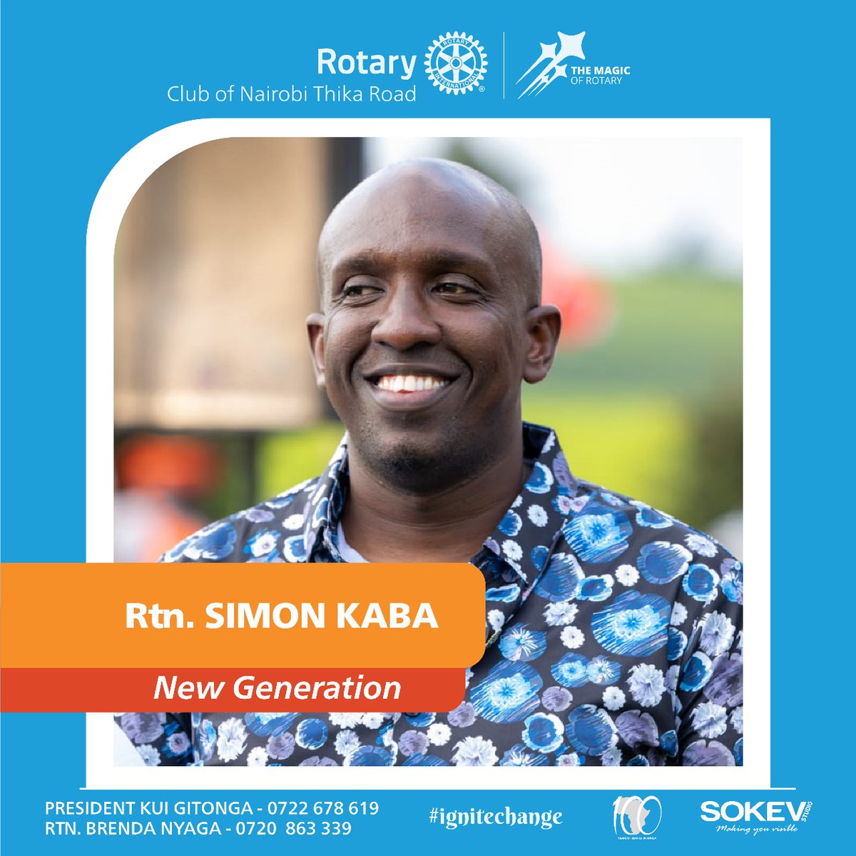 #KnowYourDirector
We introduce to you our Director 24/25 #TheMagicOfRotary year <a href="/simonkaba/">Simon Kaba</a>. We Congratulate him as he underatakes the new role. 

#ServiceAboveSelf #Rotary
