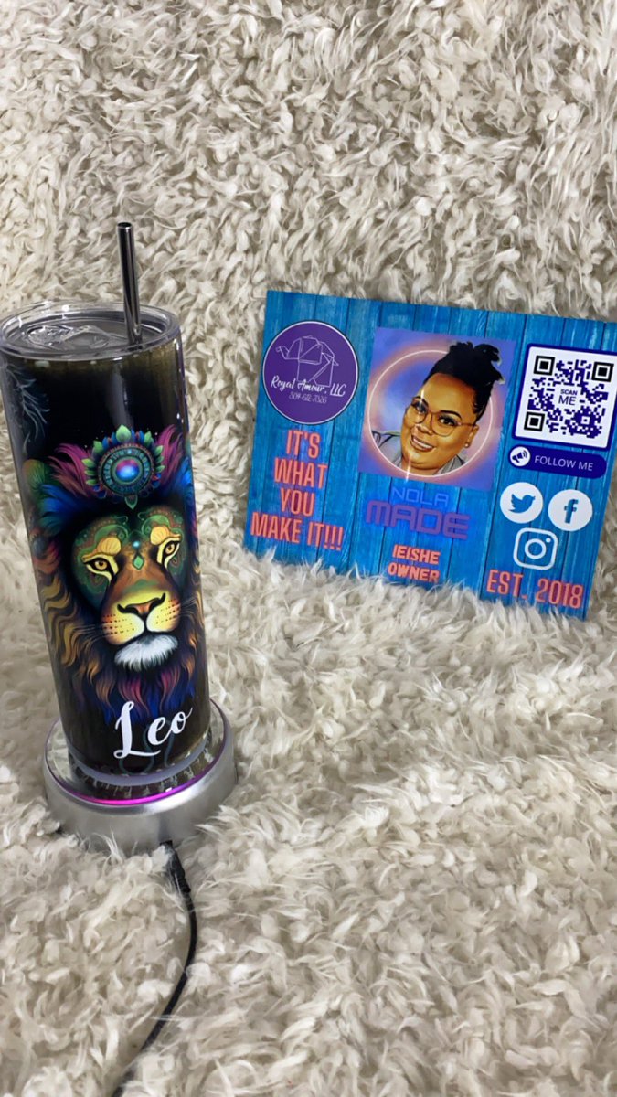 RoyalAmourLLC's tweet photo. #RoyalAmourLLC  #customtumblers #itswhatyoumakeit #NolaMade #504made #OrderNow #NolaCraft #NetworkNola #custompendents #NolaSublimation #customizedgift #DMtoOrder #BlackOwnedBusiness #NewOrleans https://t.co/T9h7oPsMmC