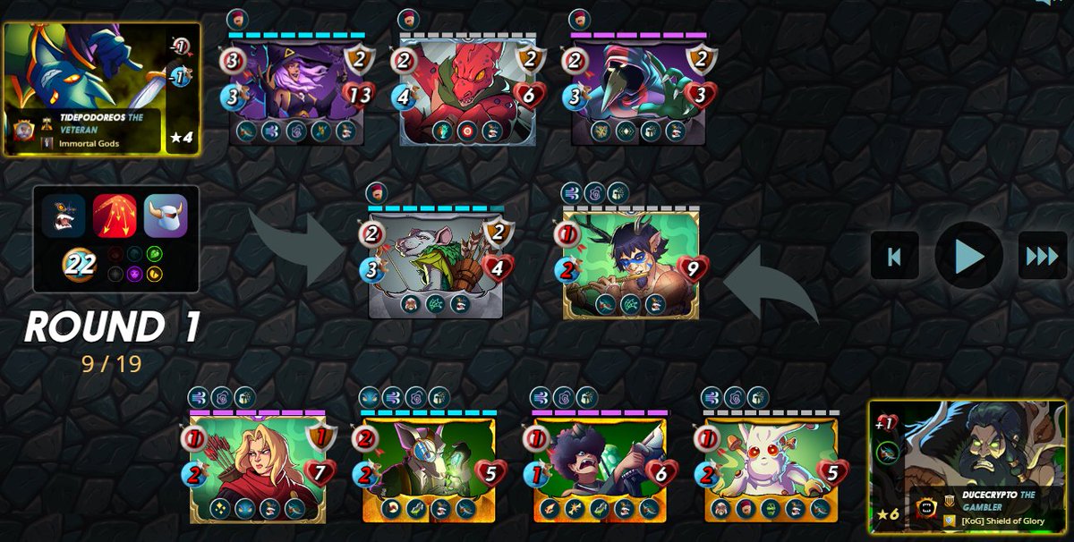 DuceCrypto's tweet photo. π§΅1/ Can't go to bed before posting my #Splinterlands Battle of the Day #BOTD 205/366!
In Modern Champion ranked play, this 22-mana battle has 3 rules: Ferocity, Going the Distance, and Armored Up.
#play2own #play2earn #shieldofglory #yggspl #hivegaming #Web3Gaming π https://t.co/WsDDFqIoKa