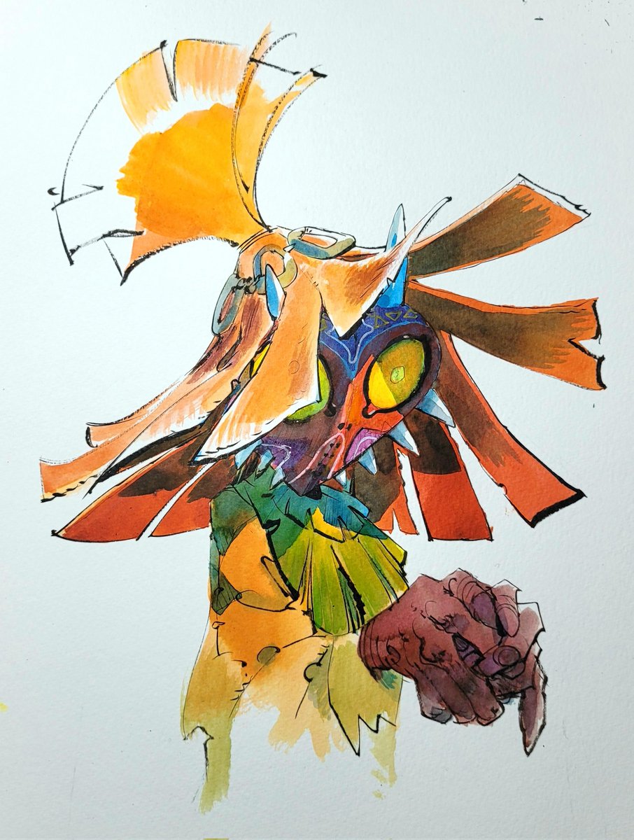 Skull Kid from #zelda - Majora's Mask
#commission