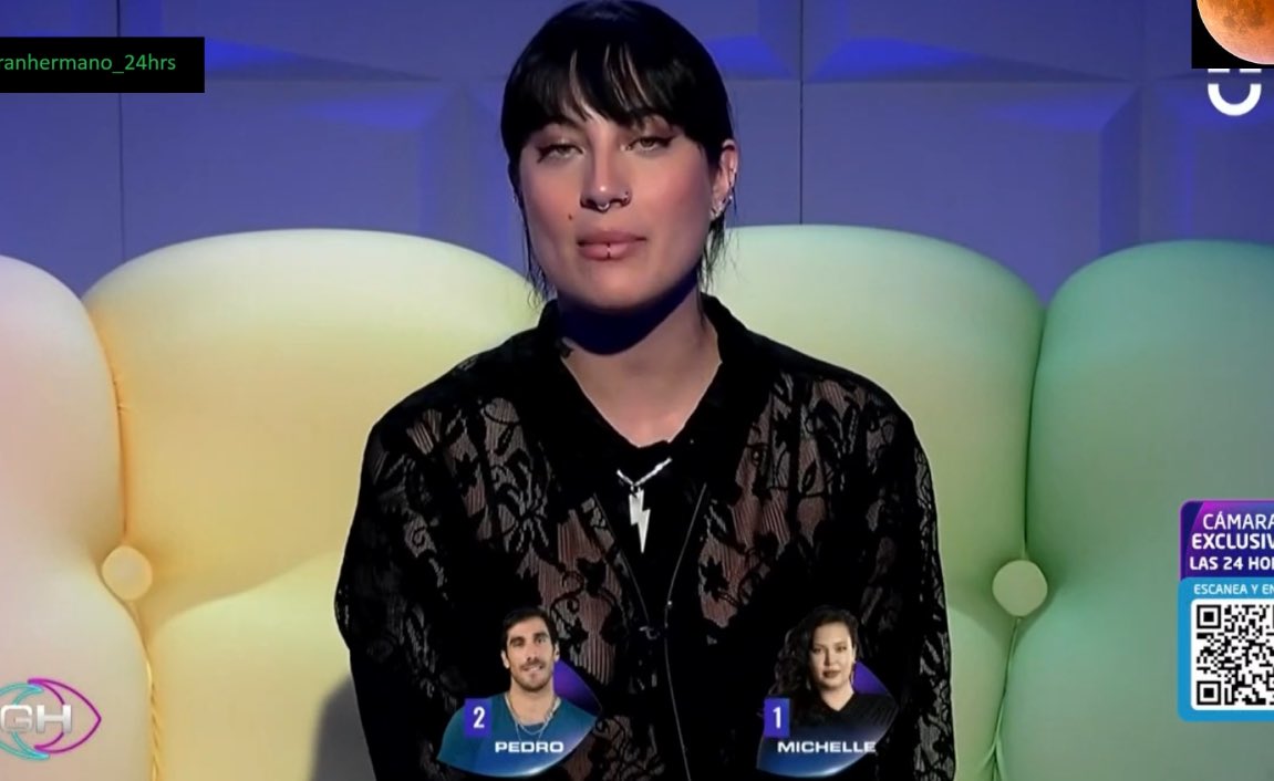 kyl2thsix's tweet photo. "dos votos a pedro porque creo que le molesta que hayan mujeres empoderadas en la casa" ??? amiga te estás comiendo a sebastián #GranHermanoCHV https://t.co/SXBKKz2E5a