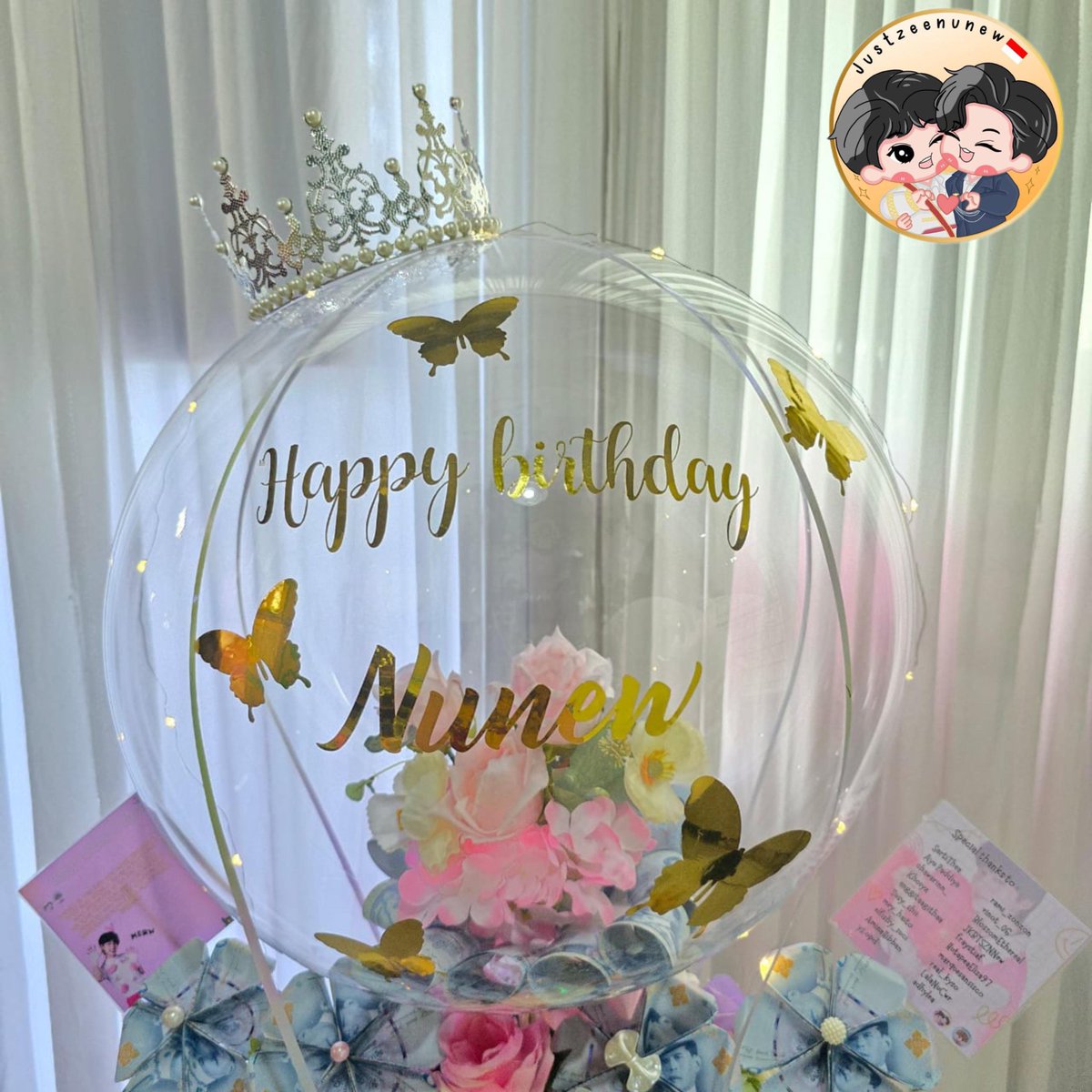 Justzeenunew18's tweet photo. HAPPY NUNEW’s DAY 🎂

ZeeNunew Indonesia fans present beautiful gift for our lovely @CwrNew, Today is the day you were brought into this world to be a blessing and inspiration to the people around you!
NuNew 23rd Birthday
#สุขสันต์วันเกิดนะนุนิว #NUNEW23rdBDproject #Nunew https://t.co/xmiyF0qAS3
