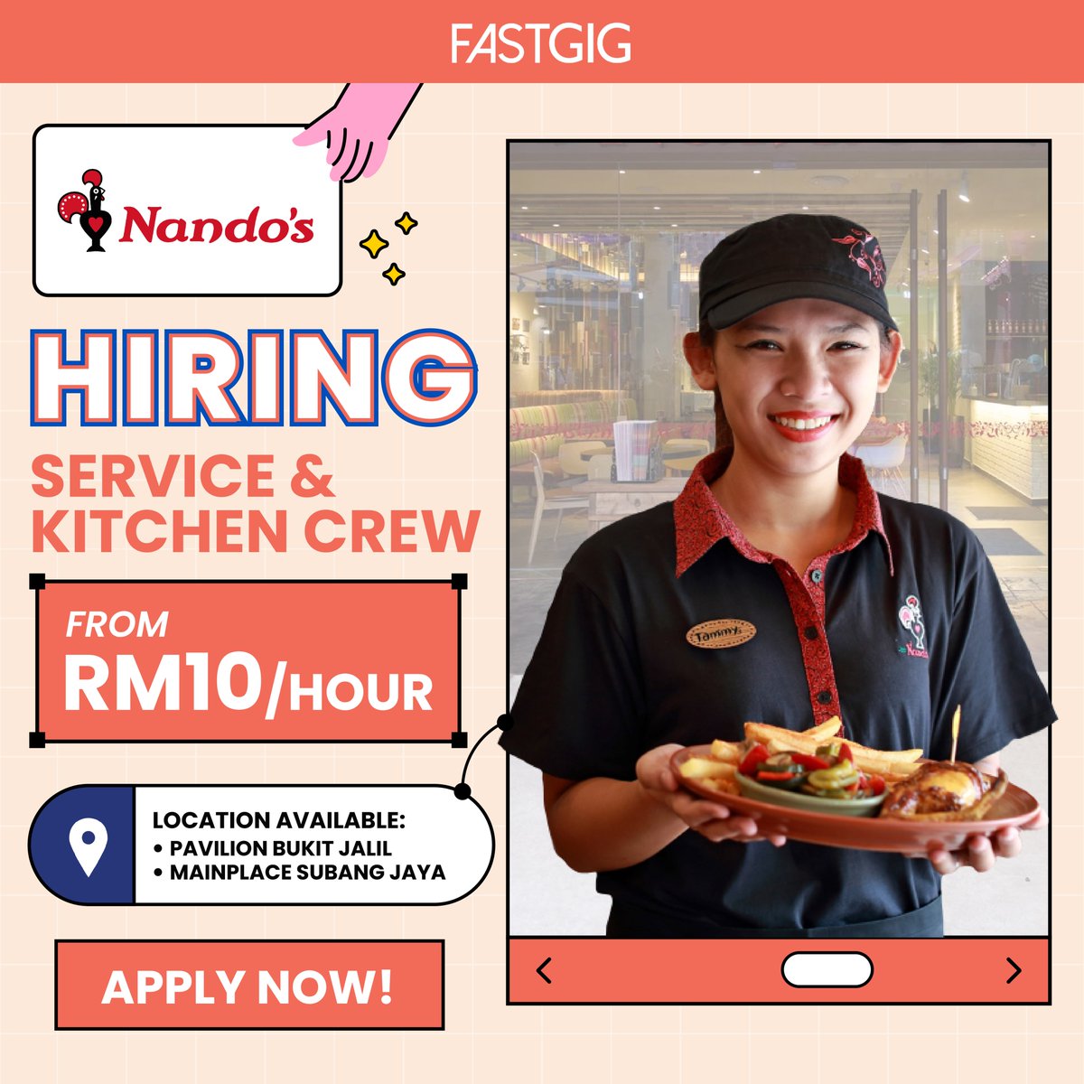 FastGigMY's tweet photo. Looking for flexible part time jobs? Download FastGig app and apply for Gig jobs now!
Download FastGig App and Apply now! Download at: https://t.co/j85F2ll9gD
#PartTimeJob #PartTimeHiring #HiringNow #ApplyNow #DownloadNow #fastgig https://t.co/8b2PjsUCPP