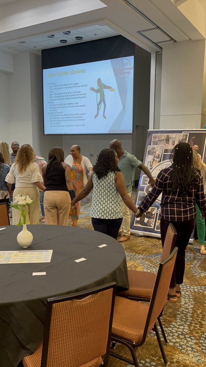 Ms_RachelleShaw's tweet photo. Fun team building activity to help ISTs identify their strengths when facing barriers and juggling multiple tasks. I was impressed with the strategies used during the activity. Our ISTs are ready to crush the 24-25 school year. 
@FCS_SEC https://t.co/UHs2h7bstt
