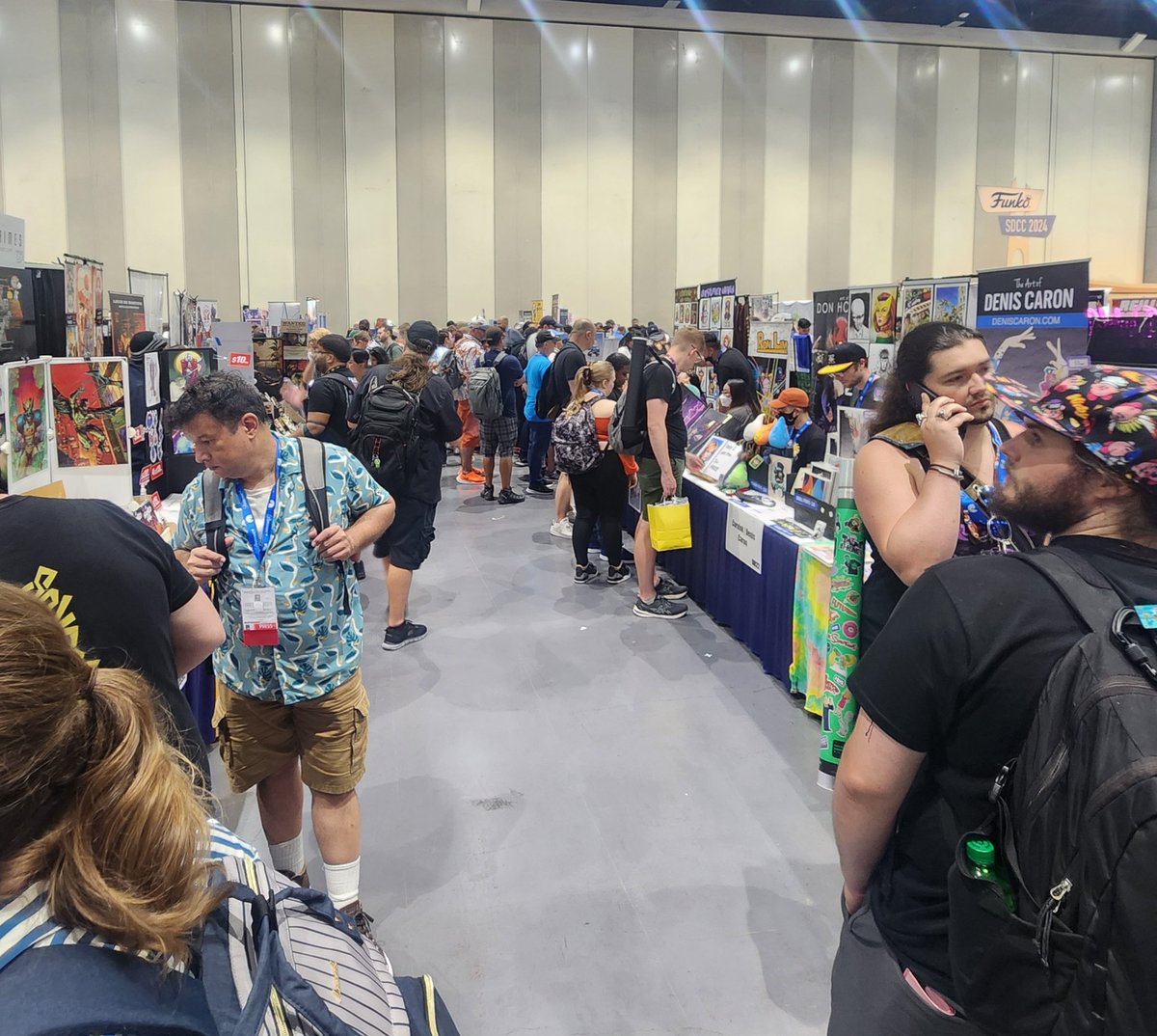 SDCCGuide's tweet image. It's awesome to see Artists Alley getting lots of love tonight. #sdcc #ComicCon
