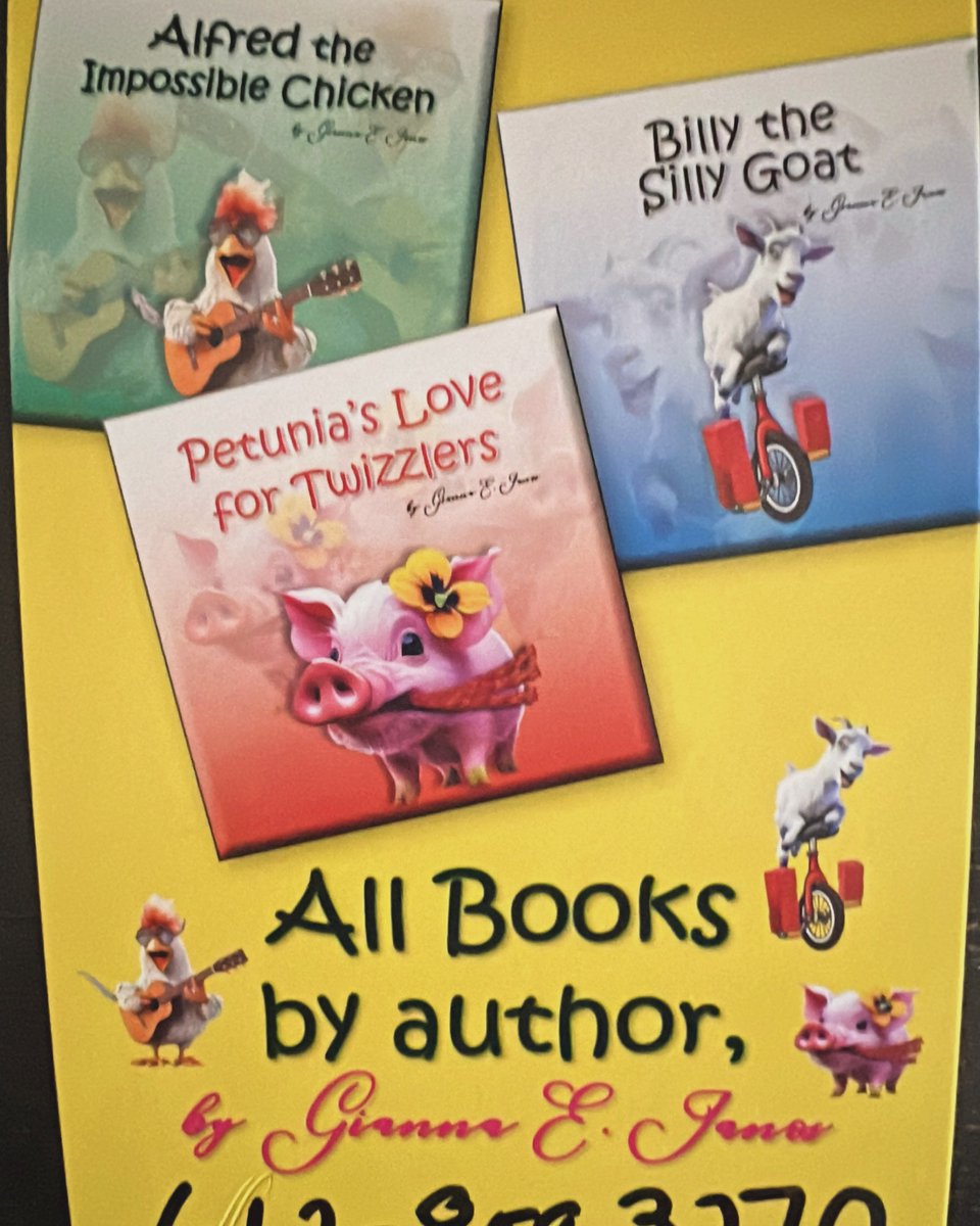 Divadish58's tweet image. Here are some of my newest Easy Readers Children’s Books 
$20 each 
Call or text your orders
Venmo payment accepted