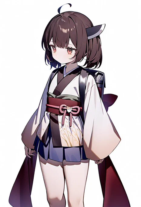 ・頭に包丁が生えてて、・子供の体型で、・帯留めがちゃんと犬で、・着物の「稲」の柄まで再現されているSD1.5の頃にも同じデータセットでLoRAを試作していたけれど、こんな高精度で作れなかった。SDXLってすげー 