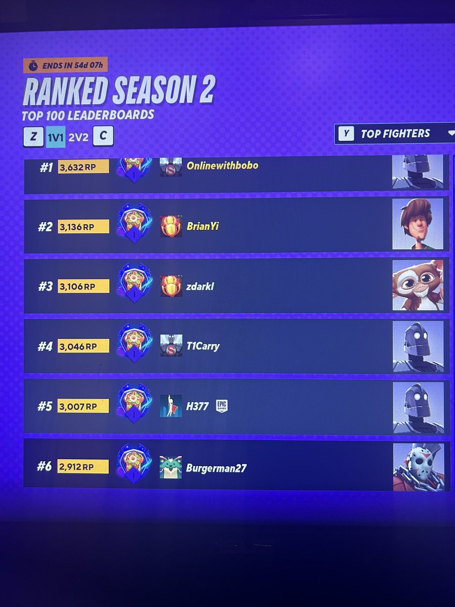 BurgMVS's tweet photo. Hit #6 with Jason as well as masters 1 we out here making things happen #multiversus https://t.co/iWHJ4OdyDx