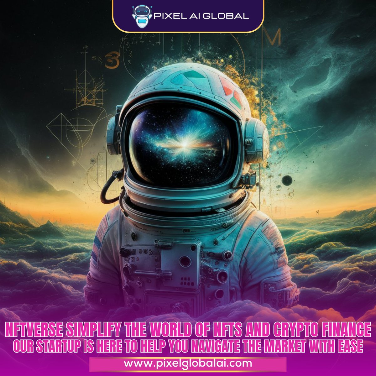 PixelGlobalai's tweet photo. At NFTVerse, we simplify the world of NFTs and crypto finance.
Our startup is here to help you navigate the market with ease.
Follow us for tips, updates, and valuable insights.
#NFTs #CryptoFinance #MarketNavigation #DigitalTips #ValuableInsights https://t.co/c4EZksxXbL