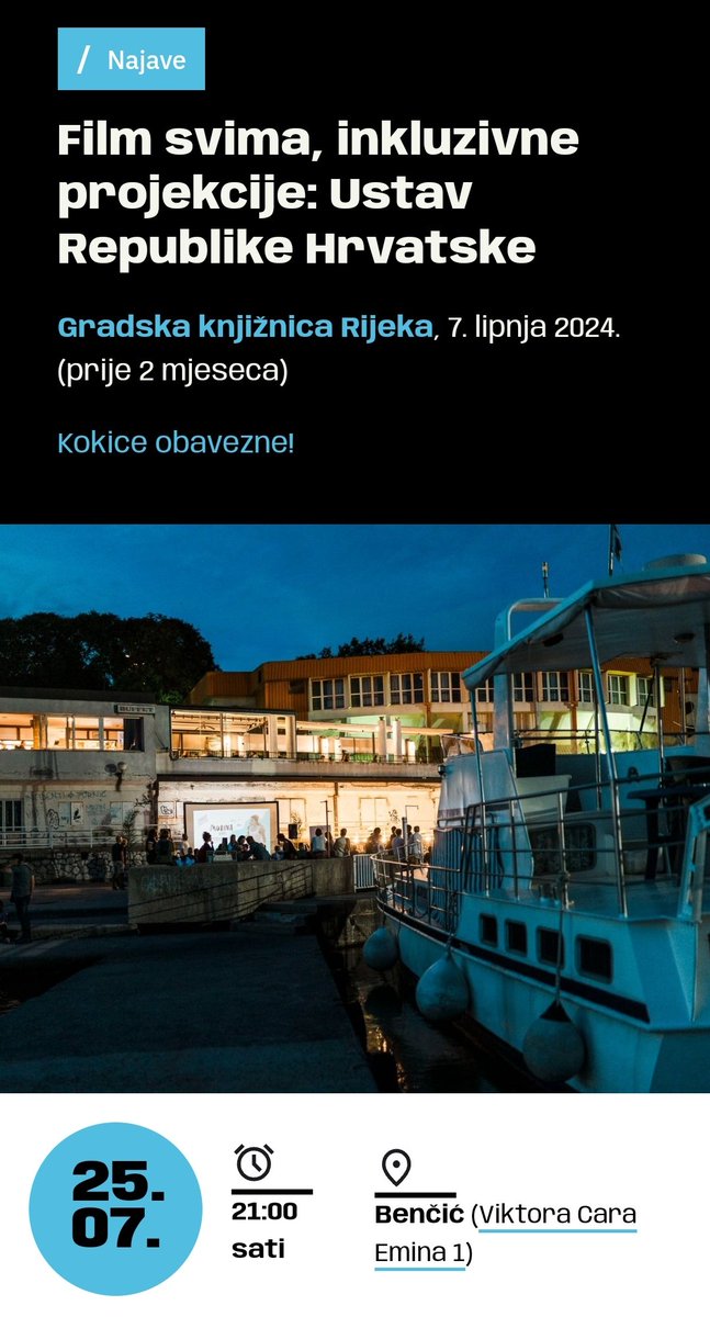 I večeras u dvorištu. :)
gkr.hr/magazin/najave…