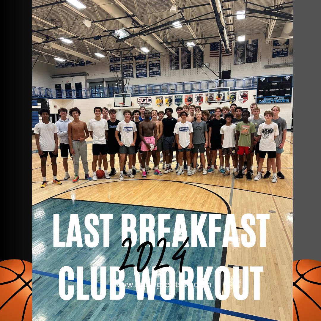 After 14 breakfast club workouts, that’s a wrap on our 6AMs this summer! Extremely proud of the commitment, drive and growth that the whole program showed these last two months. We all got better and the momentum is great heading into fall! #ourtime