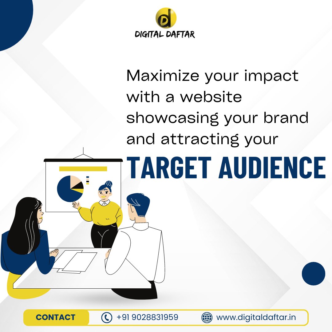 daftar_digital's tweet photo. Boost your online presence and leave a lasting impression with a sleek and professional website that showcases your brand in its best light.

With a user-friendly interface and captivating design, your website will not only attract your target audience but also keep them engaged https://t.co/XEDQ0Di5sK