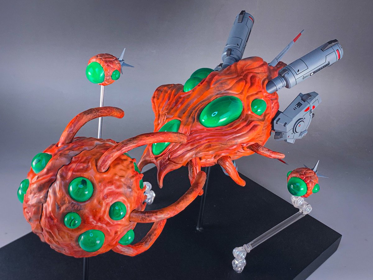 keitaro2023's tweet image. ワンフェス2024夏【72GHOST】
卓番3-18-07
1/00 プリンシパリティーズ
1/00 バイドシステムα
完成見本です！
今回も凄腕フィニッシャーせみらいさん@semi_rai02が担当してくれました！
3Dプリンター出力品ガレージキット、組立塗装が必要です
よろしくお願いします!

#WF2024S
#RTypeFinal2 
#72GHOST