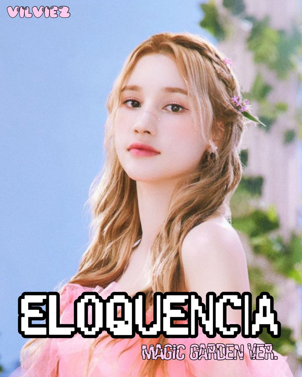 NOVAent_OFC's tweet photo. VILVIEZ (빌비에즈) 1st EP 
“ELOQUENCIA”

💐Concept Photo Magic Garden ver.
#EUNBIN #MAYA #CUPID

+*:ꔫ:* 1𝑆𝑇 𝐸𝑃 𝐴𝐿𝐵𝑈𝑀 𝑅𝑒𝑙𝑒𝑎𝑠𝑒 𝑜𝑛
2024.08.02 FRI 1PM KST *:ꔫ:*+

#VILVIEZ #빌비에즈 #CONCEPPHOTO #1STEP
#ELOQUENCIA https://t.co/AsVJsEj7ia