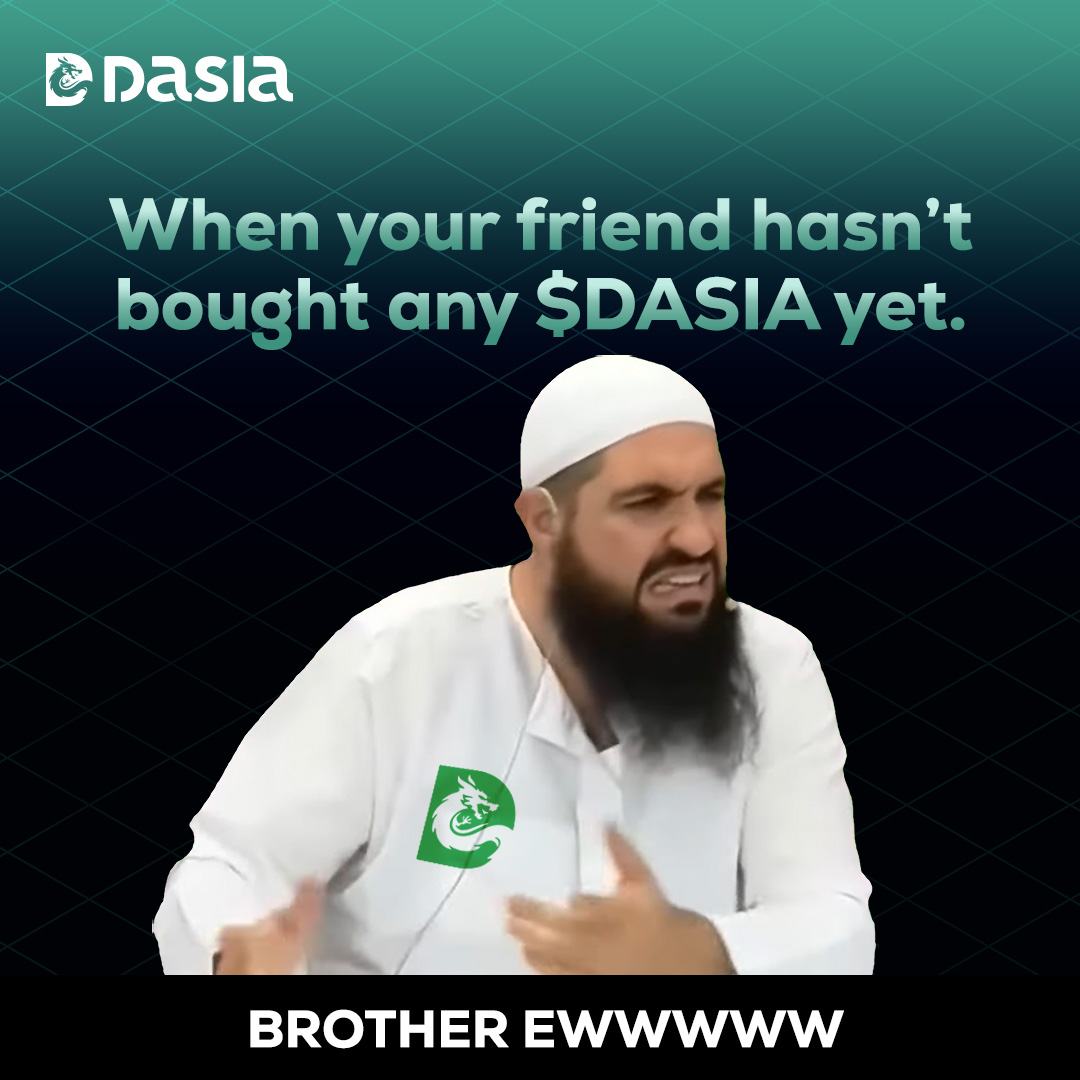 dasiaofficial's tweet photo. Ew. Don’t be that way. Load up and join the community, brother.
#DASIAProject #Blockchain #AI #DigitalAdvertising #Innovation #DataSecurity #SmartContracts #MachineLearning https://t.co/N6Xlz44vks