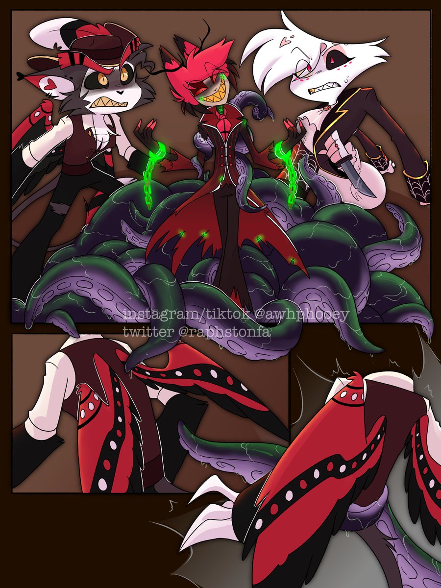 comic c0mm for @RachelRydberg 1/2] #huskerdust #HazbinHotelFanart