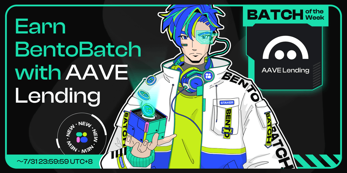 bentobatch's tweet photo. 🚀 Batch of the Week 🚀

2x BentoBox boosting of the @Aave Batch on BentoBatch! 🔥
Supply multiple assets seamlessly with just One-Click. 💼✨

Lending is the most common DeFi application, and BentoBatch makes it fast and easy to utilize your assets for lending! 📈🔄

Checkout our AAVE Batch now👇
https://t.co/pDcSfoM2pq

*Withdraw/Repay Batch does not qualify for the boosting.

#OneClickAllSet #bentobatch