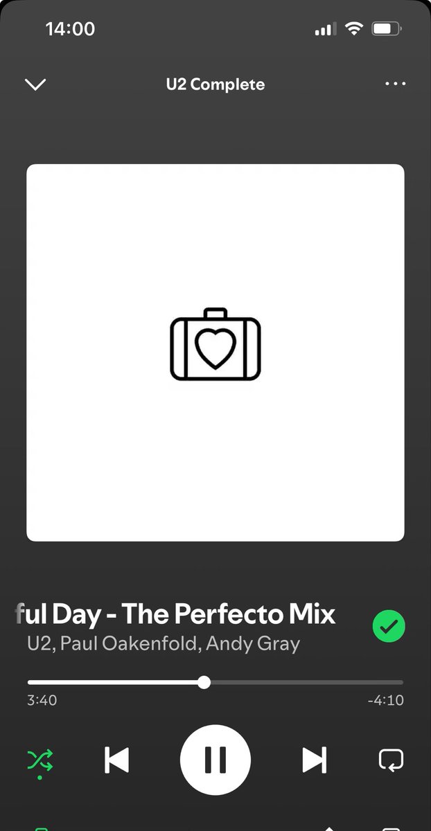 Love this version … Doof Doof Doof 😁
#beautifulday  #u2