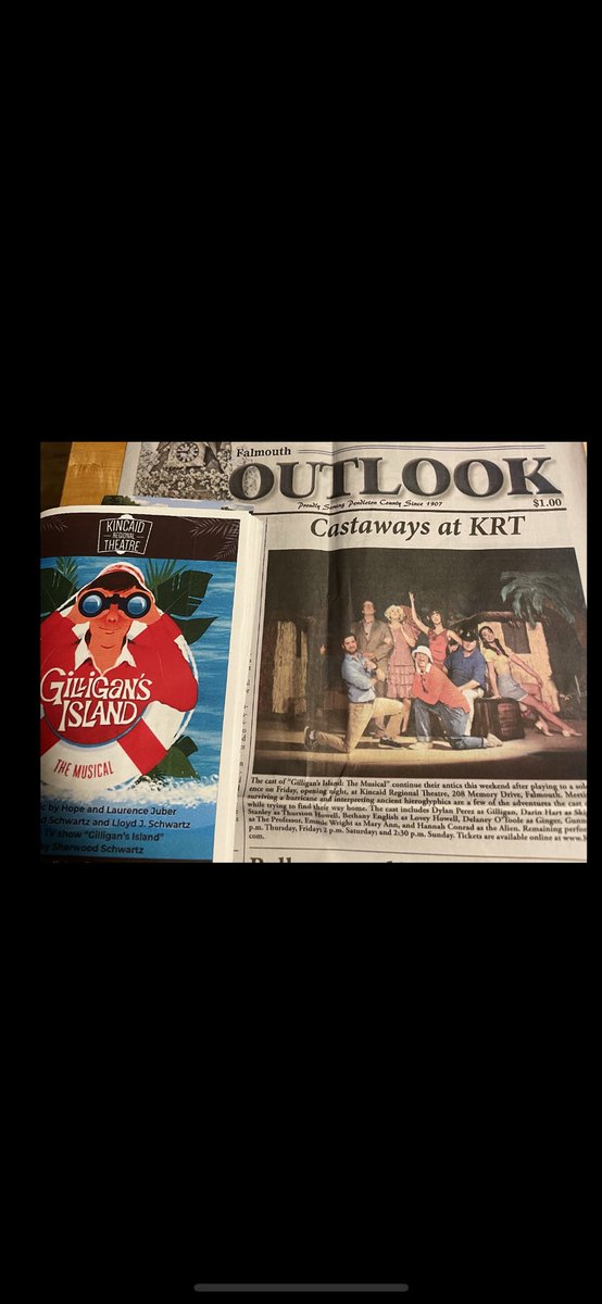 Front page NEWS! There are only 4 more chances for you to go see Gilligan’s Island at KRT. Thursday &amp; Friday <a href="/7pm/">Huong Le</a>, Saturday <a href="/2/">A 2-loop</a> &amp; Sunday <a href="/2/">A 2-loop</a>;30 😀⛴⚓️Hope to see you there😀🛟