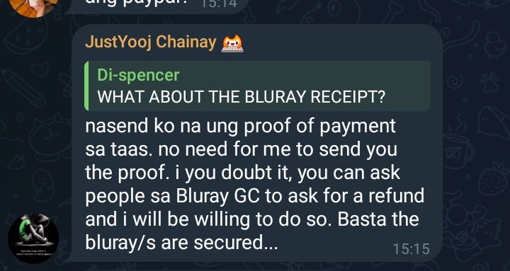 waypastnine's tweet photo. (EXPOSING @Chainay2 FOR THE LIES SHE TOLD US) PART 3

The screenshots below contains some of her explanation and a so-called receipt she gave us which is already so cropped we don't really know if it's legit 👁️👄👁️ she still didn't give us any kind of bank transaction she made https://t.co/u5a9xaJNot