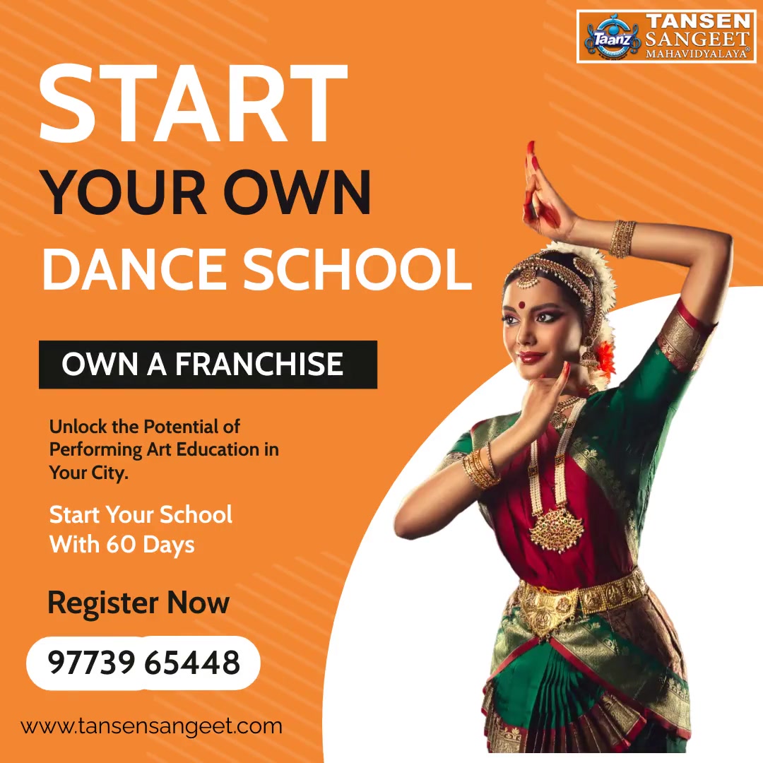 tansen_in's tweet photo. Unlock your passion for dance and become a part of India's most prestigious music and dance academy. Own a franchise of Tansen Sangeet Mahavidyalaya and bring the joy of dance to your community! 💃🕺
 Call:9773954438
#TansenFranchise #StartYourSchool #MusicAndDance https://t.co/cF2WBxQMEp