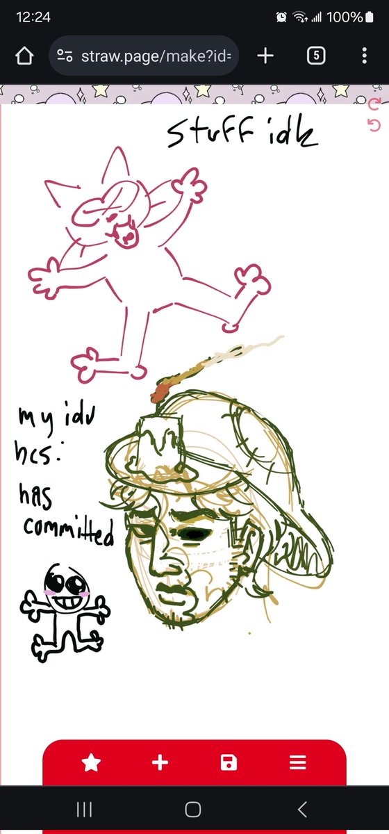 Drawing on the stupid straw thing is so funny but I was fighting for my life to color match n shit