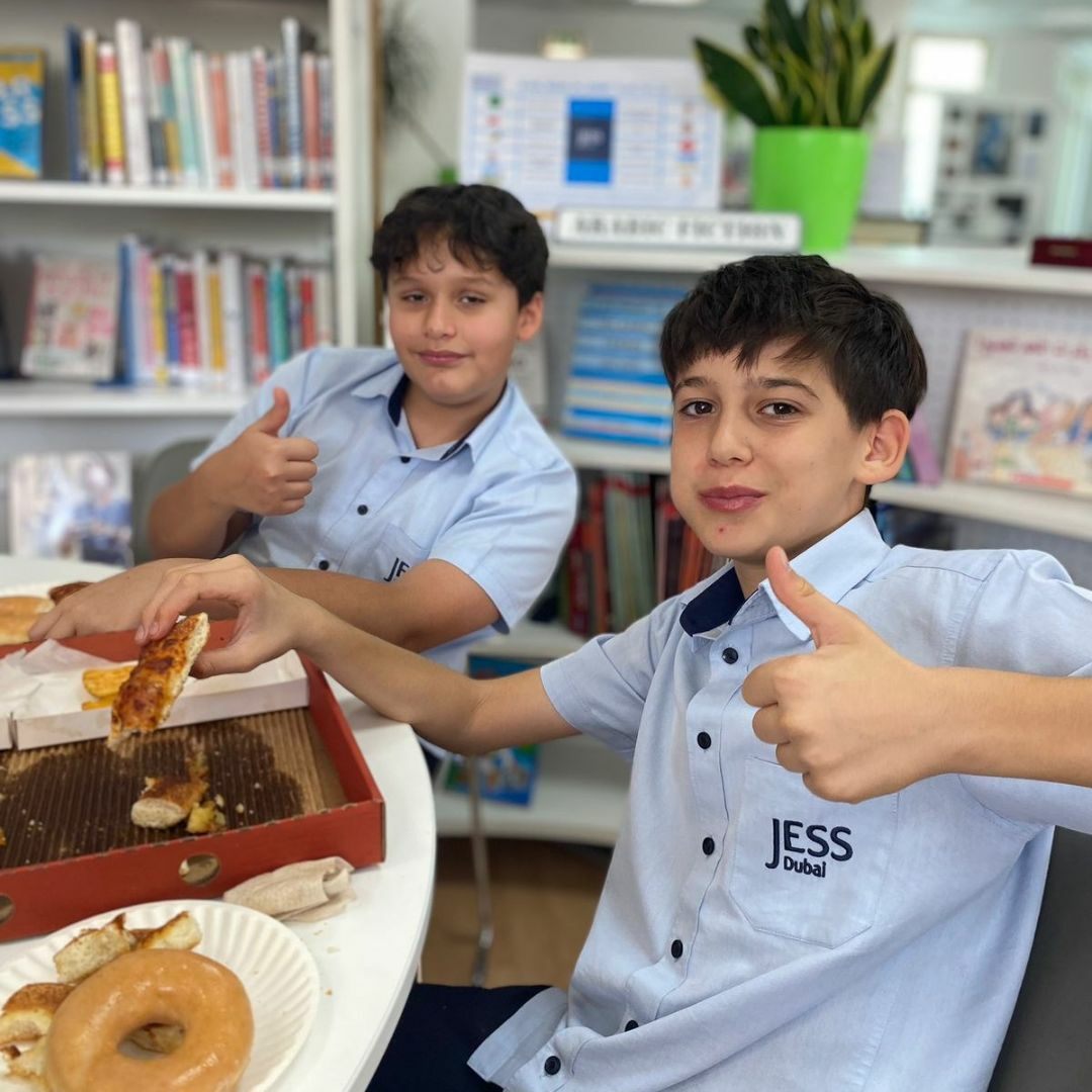 JESSDubai's tweet photo. Congrats to the students for winning the StarBooks Reading Challenge! 

We also celebrated the top Year 7, 8, and 9 forms with a pizza party! Plaques were awarded and proudly displayed in their rooms. The challenge for next year is already on! 
#ReadingChallenge #StarBooks https://t.co/Wysg7EbKuW