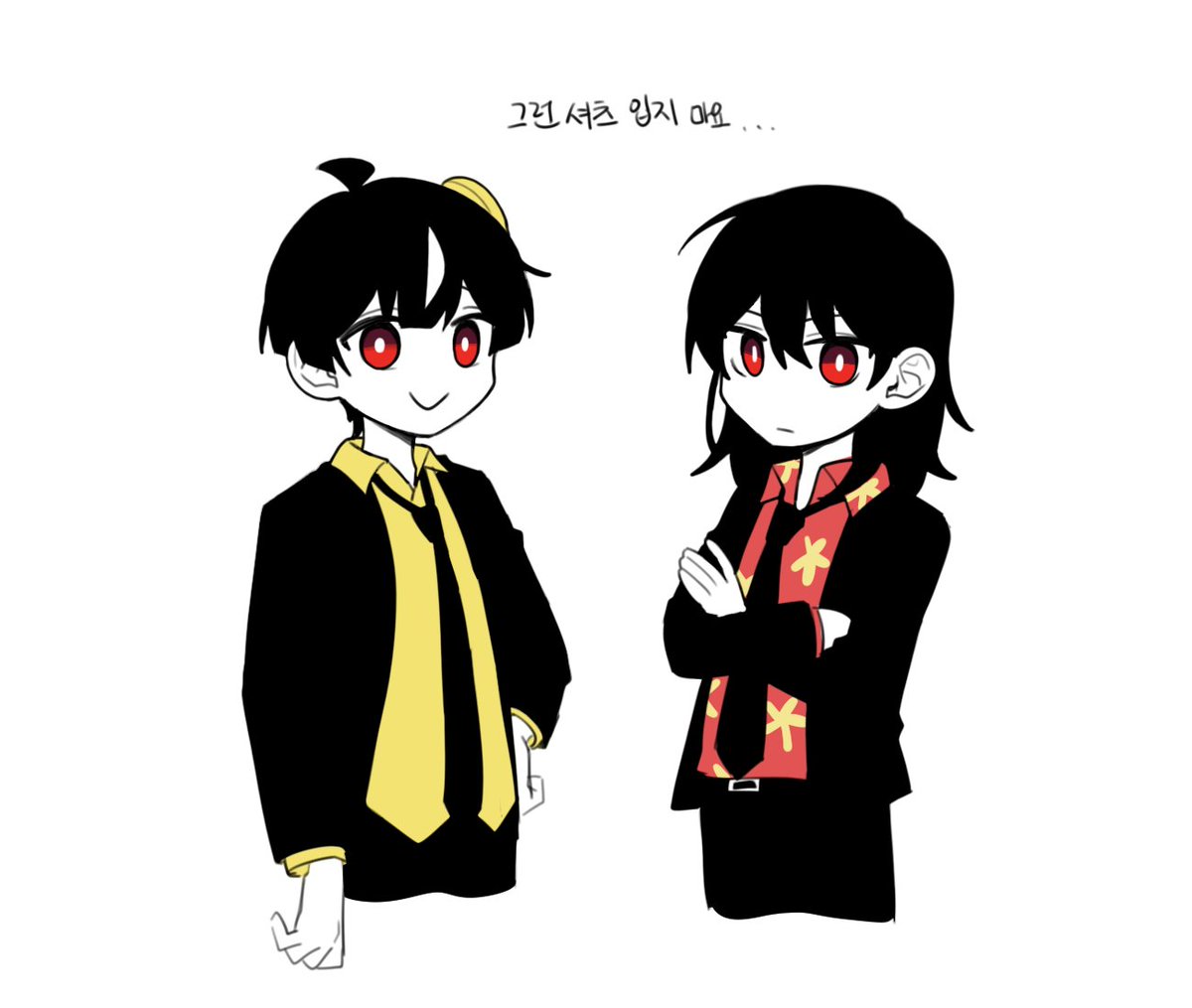 kimjust_'s tweet photo. 에라이영싫...뇌절인 것 같지만 그래도 흑발적안들 그렸던 것 까지만 업로드..! https://t.co/MGUv7p8yxq