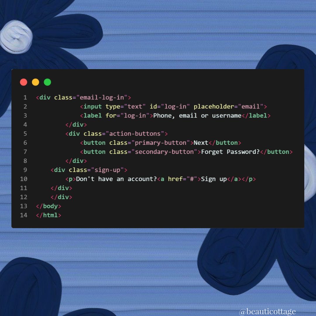 noovaahh_'s tweet image. Learning by doing! Recreated the Twitter login page using HTML &amp;amp; CSS as part front-end development journey. 
#learningwebdevelopment
 #htmlcss #webdesign #FrontEnd #DeveloperLife
