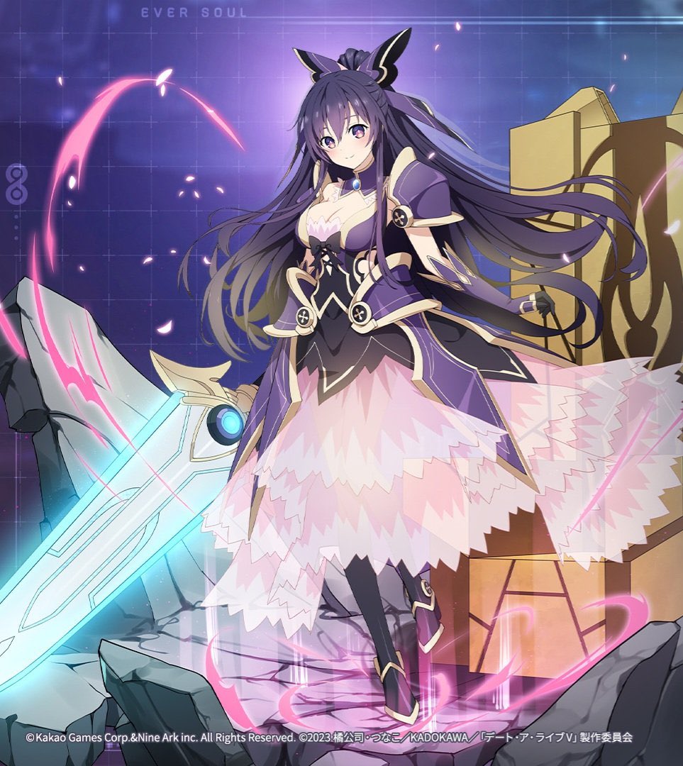 Eversoul JP x Date A Live V】 Kurumi Tokisaki and Tohka