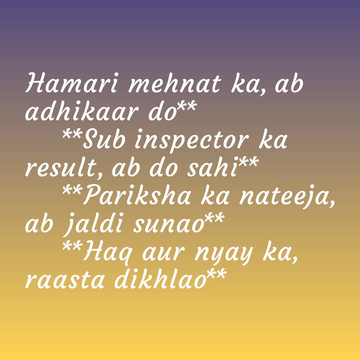 kewal_karsh's tweet photo. @vijaysharmacg @ArunSao3 @vishnudsai @KiranDeoBJP @ChhattisgarhCMO @IBC24News @VistaarNews @ZeeMPCG
#subinspector_final_result_jari_karo https://t.co/JeCwL0VJ7R