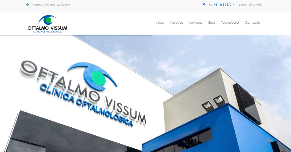SEOarquitectos's tweet photo. Outsourcing Digital Corporativo a Oftalmo Vissum en Perú. Presencia en Internet de Oftalmo Vissum en website, soporte, administración, perfiles digitales, planificación, difusión, contabilización de LEADS
#OutsourcingDigital #SEO #posicionamientoweb
https://t.co/3dHhnjp9NQ https://t.co/wP4RCW1Scr