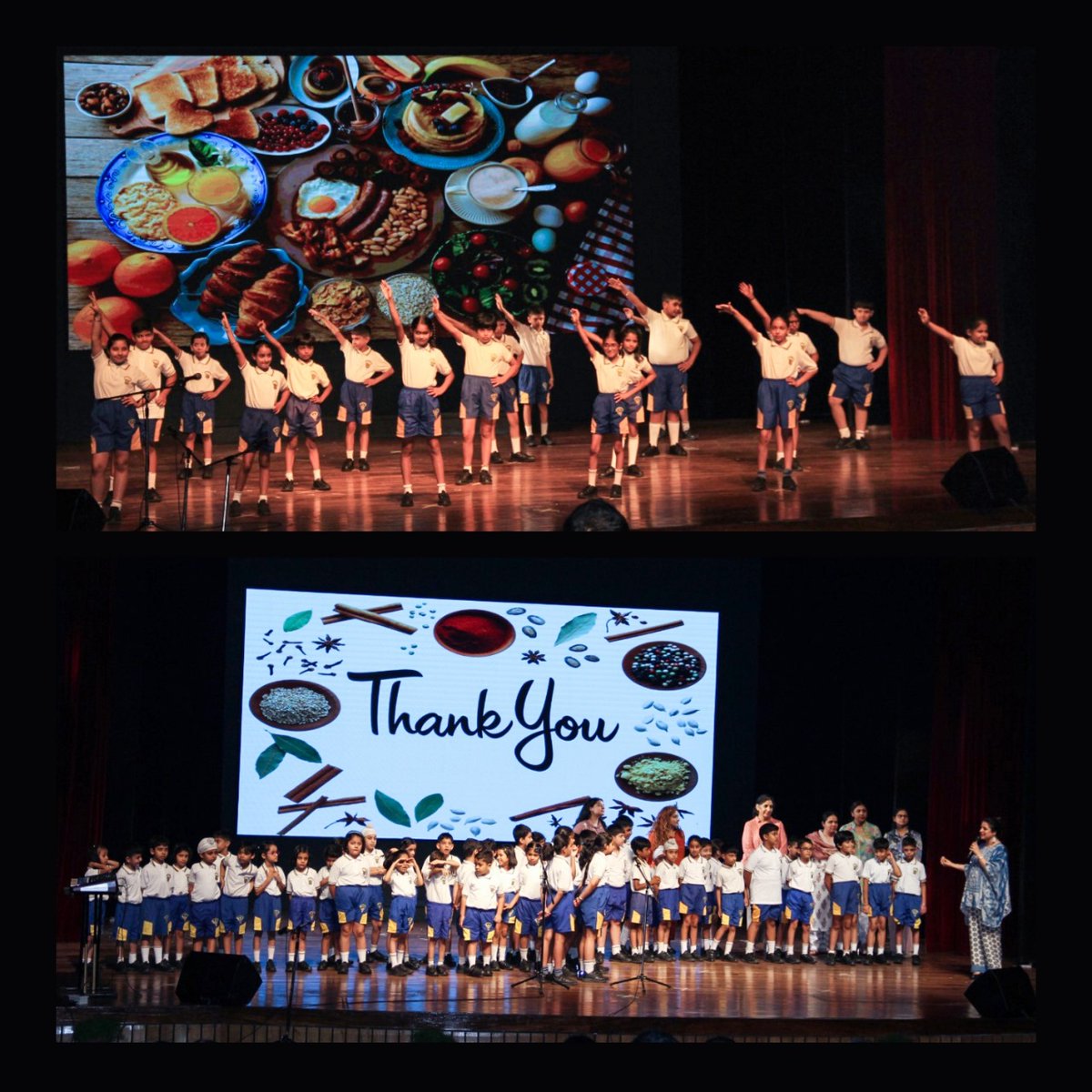 VivekHighSchool's tweet image. ✨ Celebrating our cultural heritage and the incredible talents of our children! 
Thematic Assembly by Godavari and Danube Children of Lower Elementary at Vivek High School, Sector 38
🎉🍽️ Celebrating the Journey of Food! 🍽️🎉

#VivekHighSchool #ThematicAssembly #LowerElementary