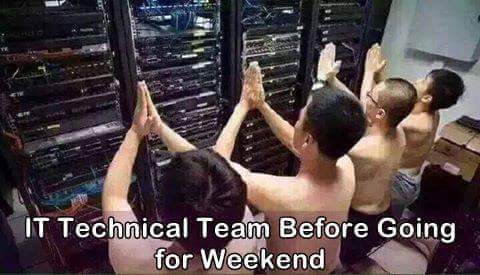MayurPr54558684's tweet image. Special Prayers just before weekends 😀😀😀

#MicrosoftOutage #ServerUpgrade #serverdown