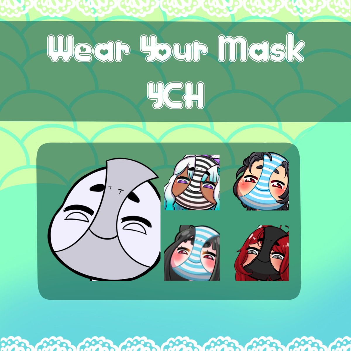__chaoticgaming's tweet photo. ✨New Lewdish Ych: Wear Your Mask ✨

Only $10! ╰(*´︶`*)╯♡

20 slots available if anyone is interested in this ych.

Rts are greatly appreciated! 🫶🏼

https://t.co/G9wgHaFyvW https://t.co/OPI98qxwPd