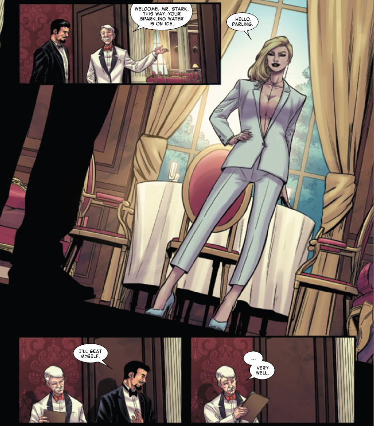 AustinGorton's tweet photo. I'm still not sure Andrea Di Vito understands (or cares) how gravity affects boobs, but otherwise, the art in the final issue of Gerry Duggan's Iron Man series is quite nice. #IronMan #FallofX #XMen 

https://t.co/PW9ycD2SFI https://t.co/I8C0ldbPId