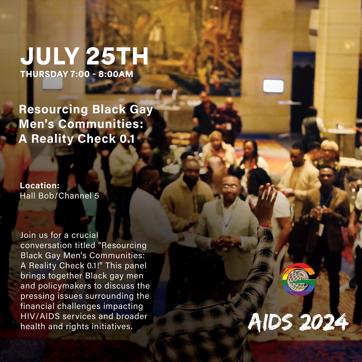 GBGMC_Int's tweet photo. #GBGMCATAIDS2024

Our first session for today focuses on a crucial conversation on resourcing black gay men’s communities. 

We are discussing pressing financial issues impacting delivery of HIV services and broader health and rights initiatives. 

#MakingRightsAReality #AIDS2024 
#PuttingPeopleFirst