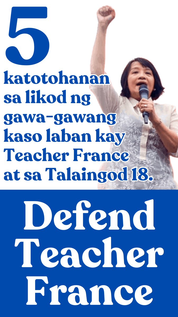 ✅ 5 katotohanan sa likod ng gawa-gawang kaso laban kay Teacher France at sa Talaingod 18.