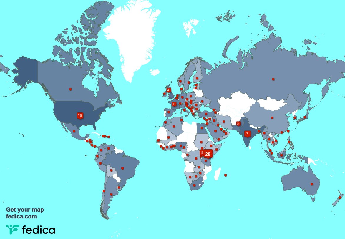 Special thank you to my 5 new followers from Japan, and more last week. fedica.com/!shabasarah